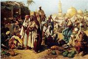 unknow artist Arab or Arabic people and life. Orientalism oil paintings  382 oil on canvas